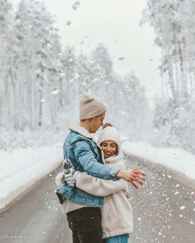 پروفایل برفی زیبا