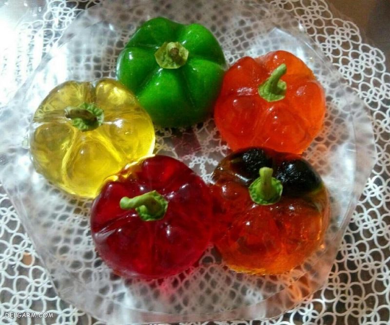 ژله فلفل دلمه ای