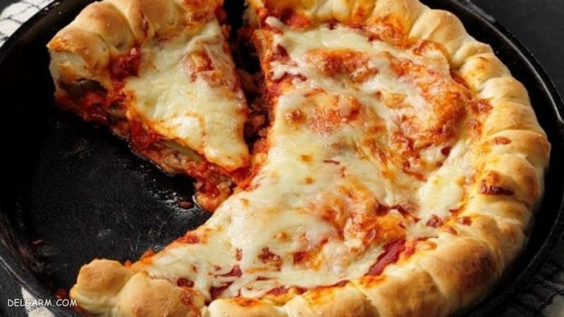 درست کردن پیتزا روی گاز ساده