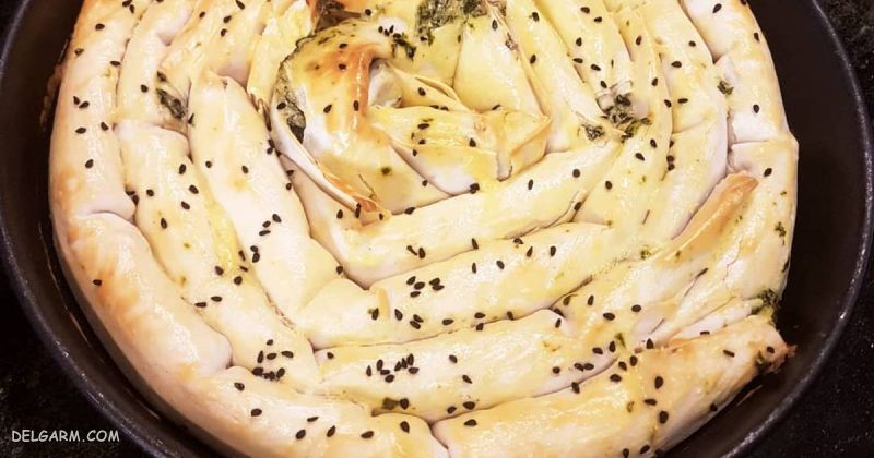 بورک با اسفناج