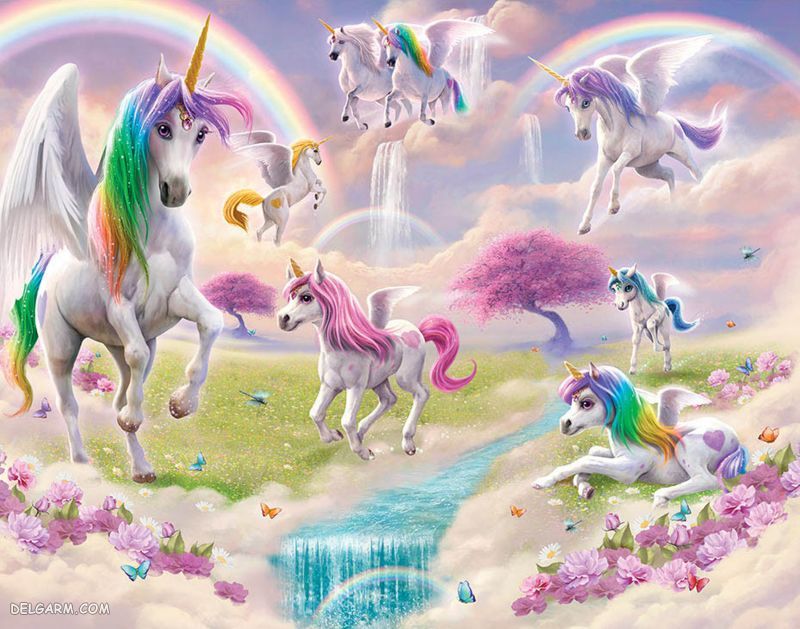  عکس کارتونی اسب تک شاخ