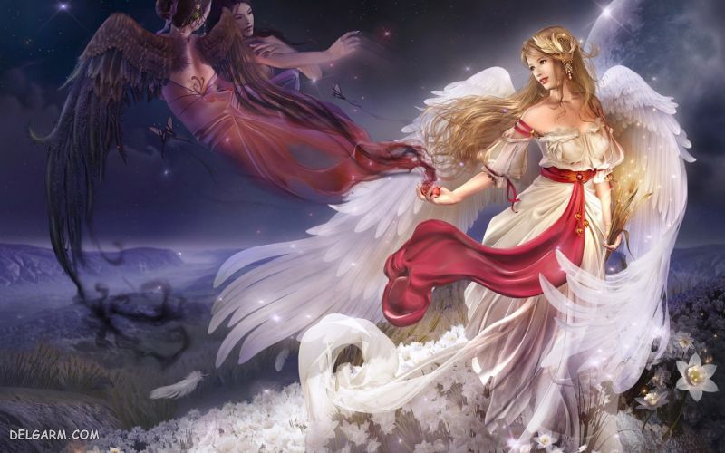 عکس استوری فرشته بالدار