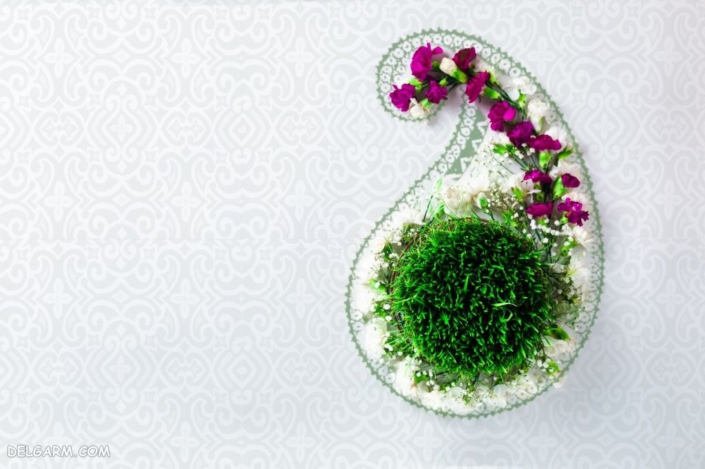 عکس سبزه فانتزی عید نوروز