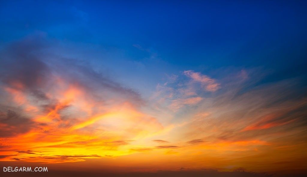 عکس طلوع خورشید طبیعی