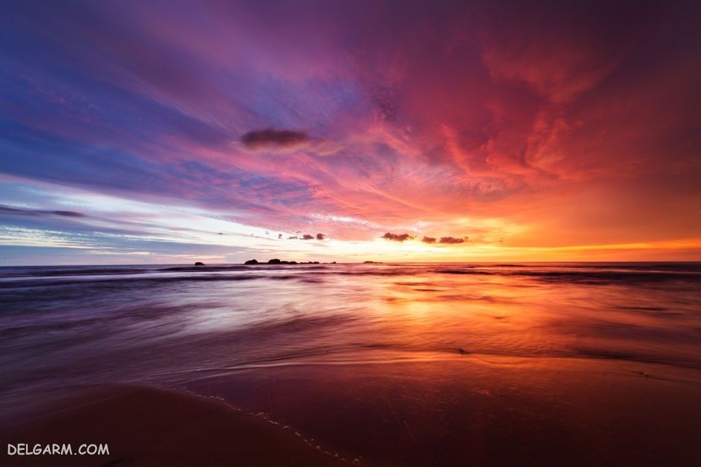 عکس طلوع خورشید طبیعی