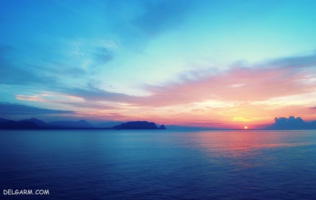 عکس طلوع خورشید طبیعی