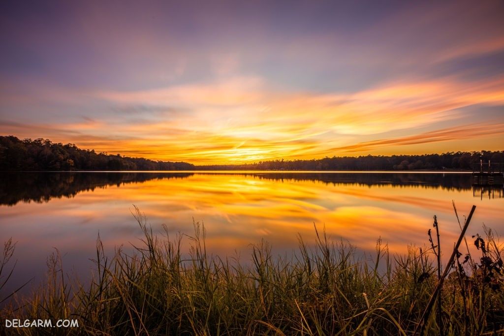 عکس طلوع خورشید طبیعی