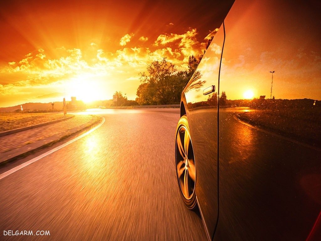 عکس طلوع خورشید طبیعی