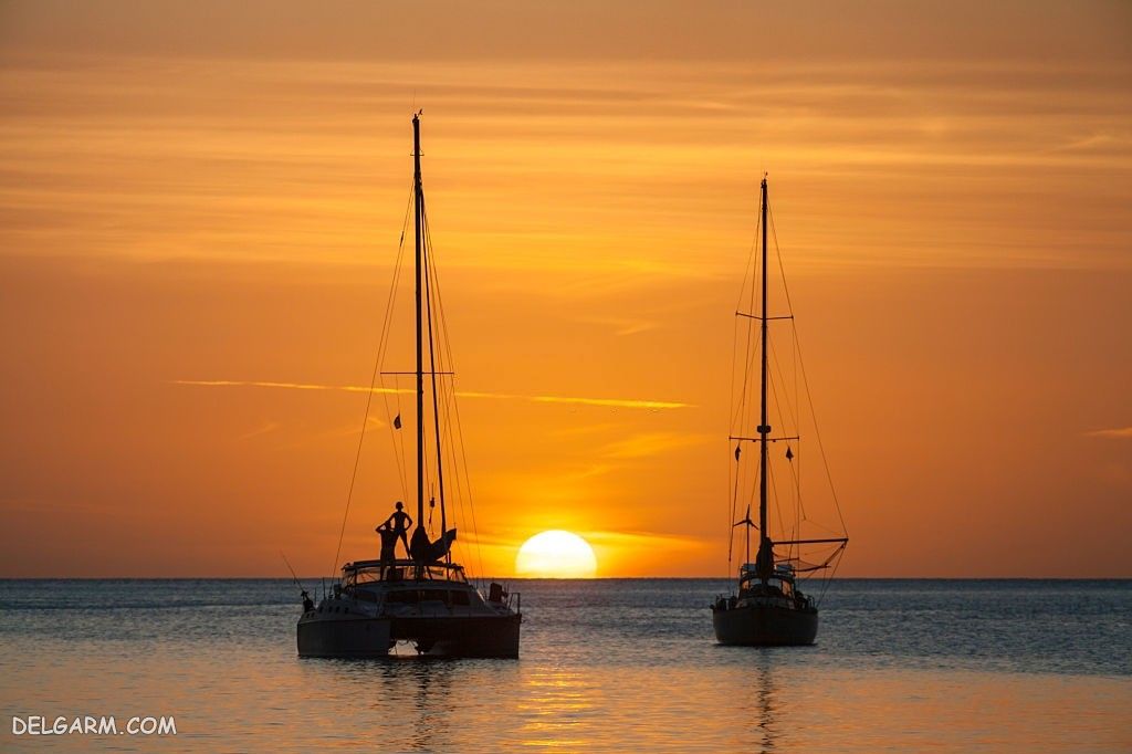 عکس طلوع خورشید طبیعی