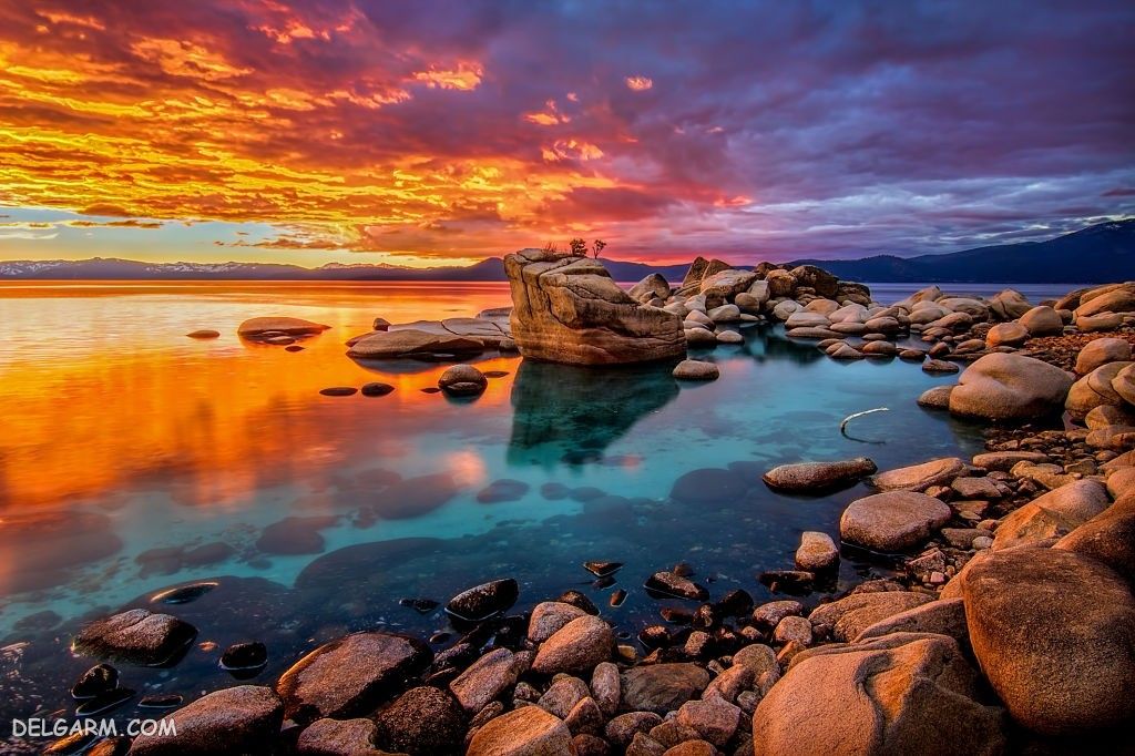 عکس طلوع خورشید طبیعی