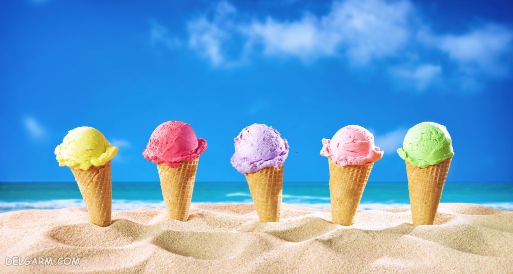 عکس بستنی برای پروفایل