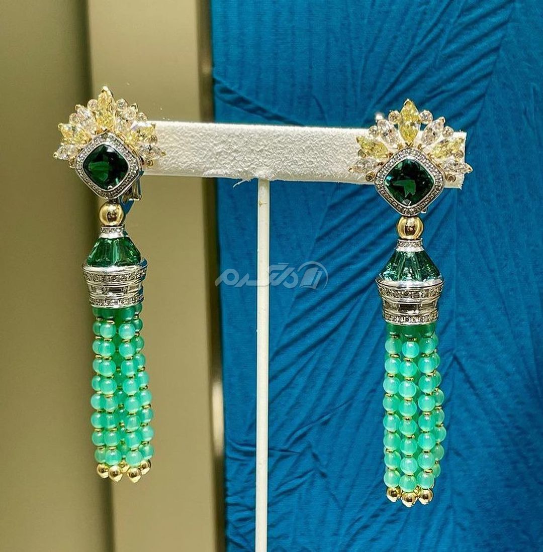 جواهرات سوئیسی / گردنبند انگشتر گوشواره الماس