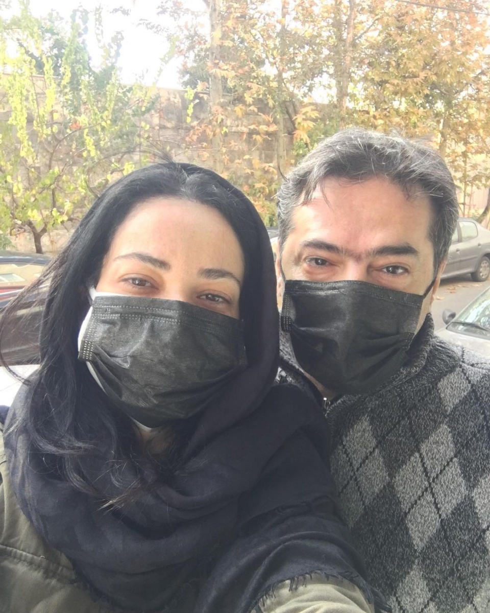 تبریک تولد خاص خانم بازیگر به همسرش در محیطی زیبا!