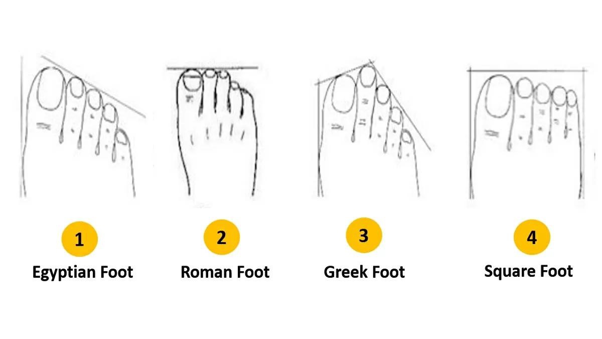 آیا انگشت شست پا شما بزرگترین است؟ آیا شخصیتی به شکل پای مصری دارید؟ آیا...