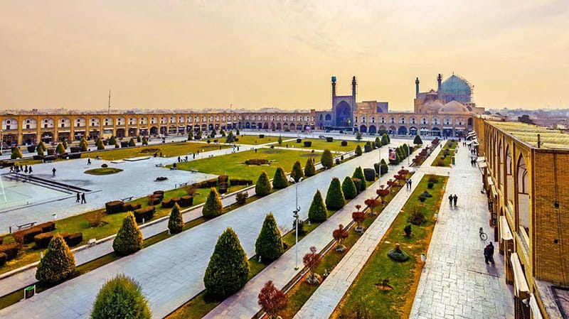 تصویر فوقالعاده از میدان نقش جهان اصفهان