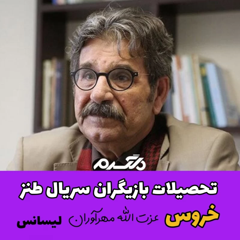تحصیلات بازیگران سریال طنز خروس