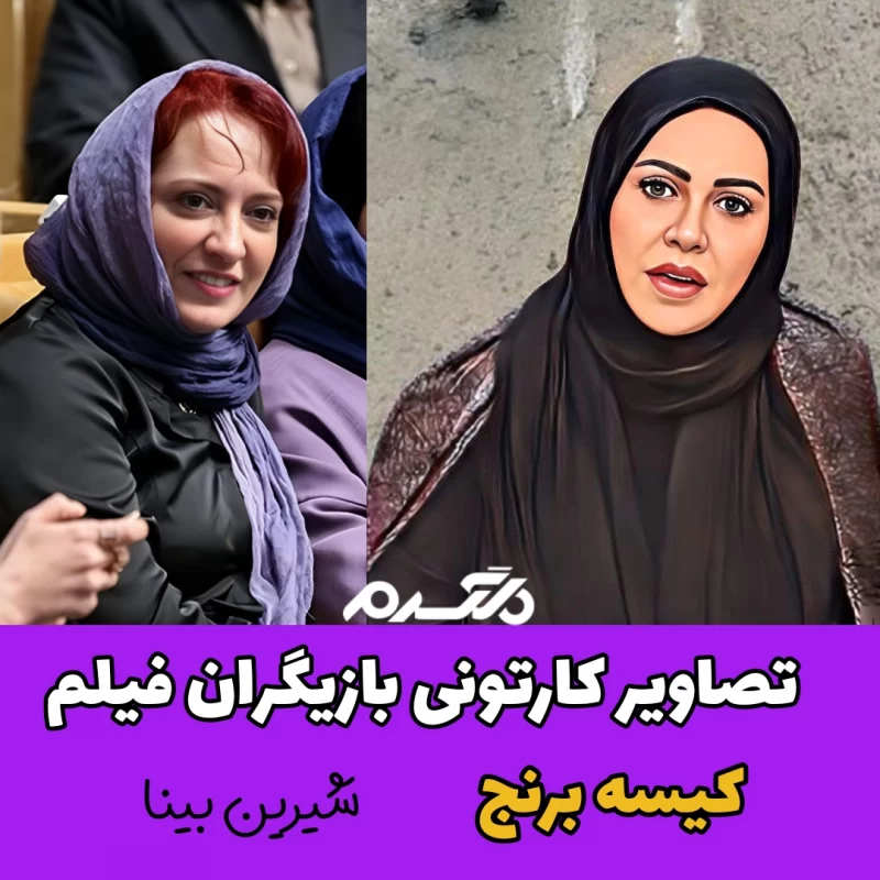 تصاویر کارتونی بازیگران فیلم کیسه برنج