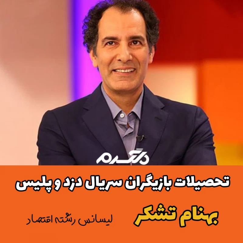 تحصیلات بازیگران سریال دزد و پلیس