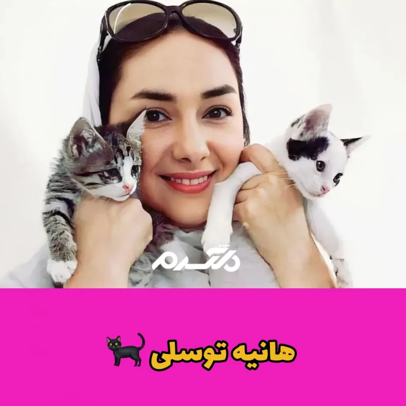 بازیگران مشهور ایرانی که به گربه علاقه زیادی دارند