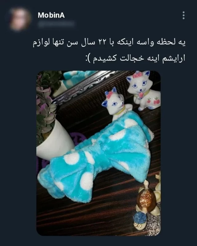 میز آرایش دختر خاله ۱۳ سالمه بعد من اسم ۹۰ درصدشونو نمیدونم!!!