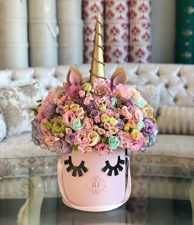 این دسته گل های یونیکورن برای هدیه دادن عالیه