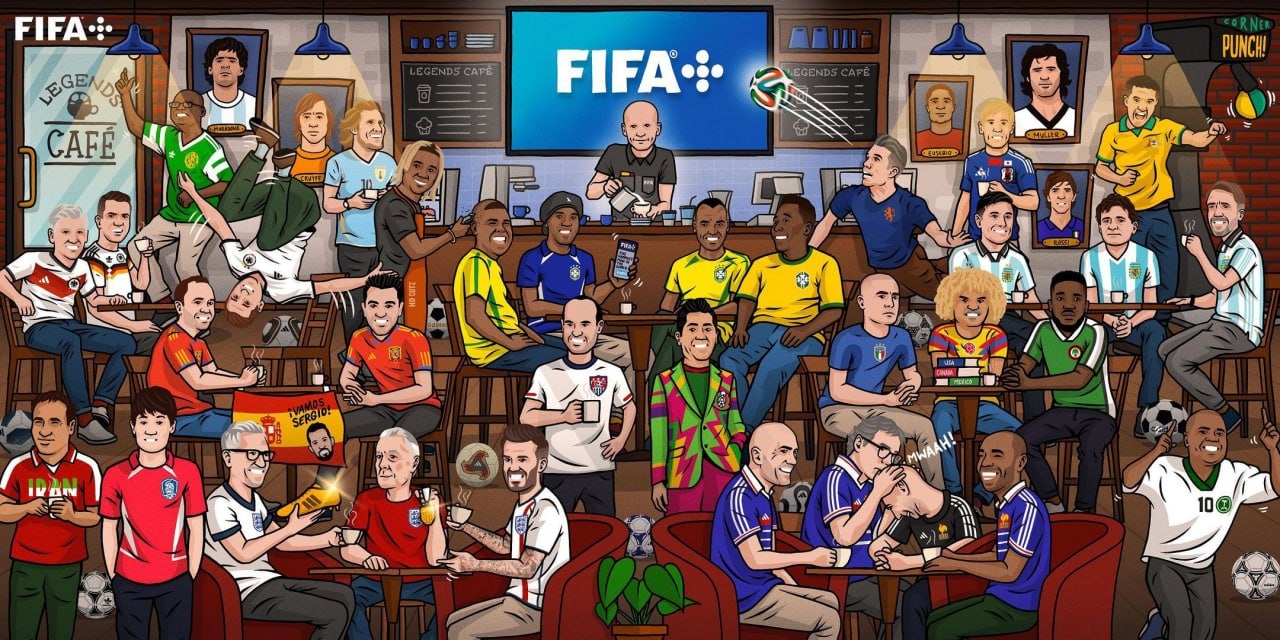 جام جهانی قطر/ پوستر کارتونی