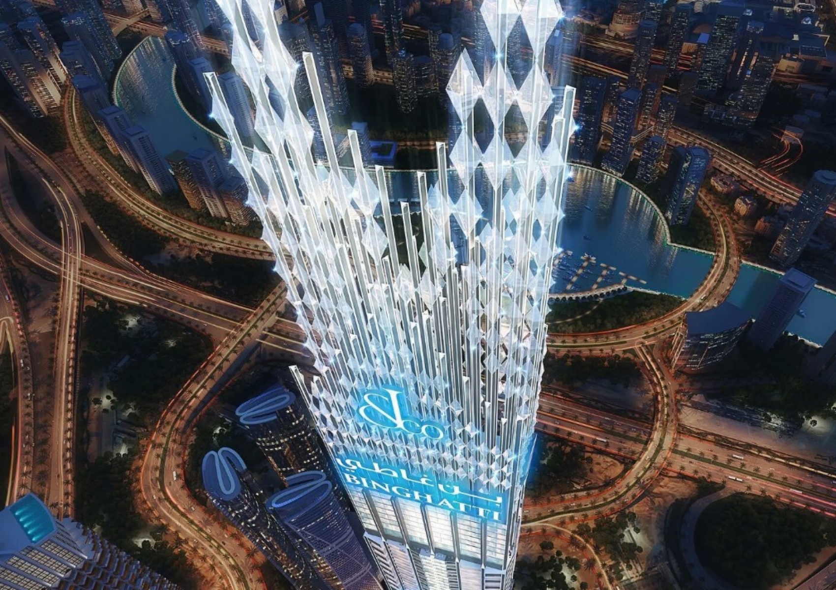 بلندترین برج مسکونی دنیا/ تاجی از الماس در دبی
