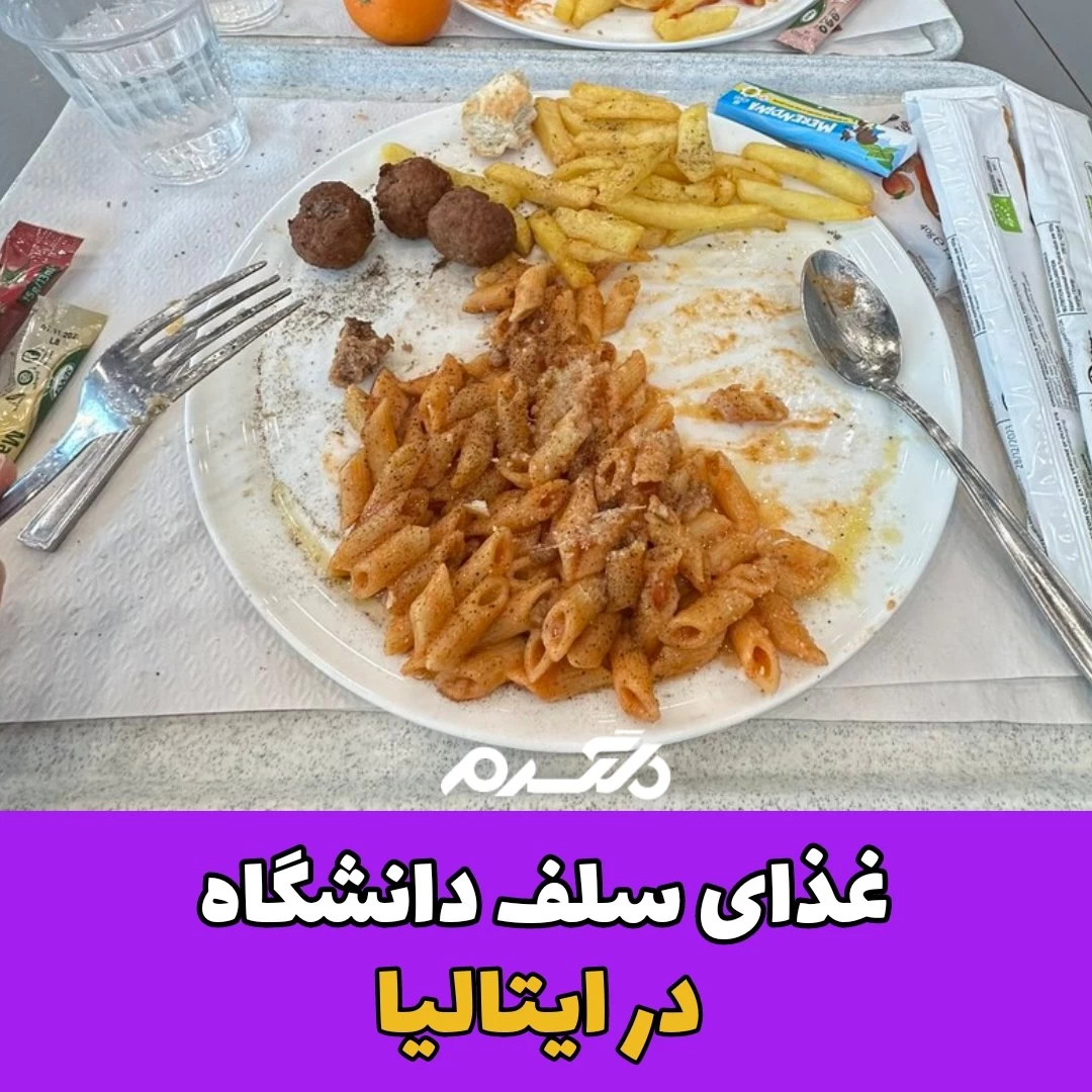 غذای سلف دانشگاه/ دانشگاه ایتالیا