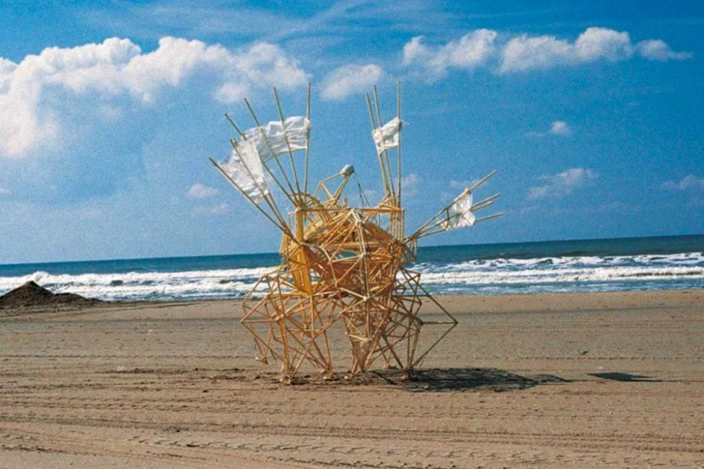 تئو یانسن/سازه‌ هایی که خود به خود در ساحل راه می روند