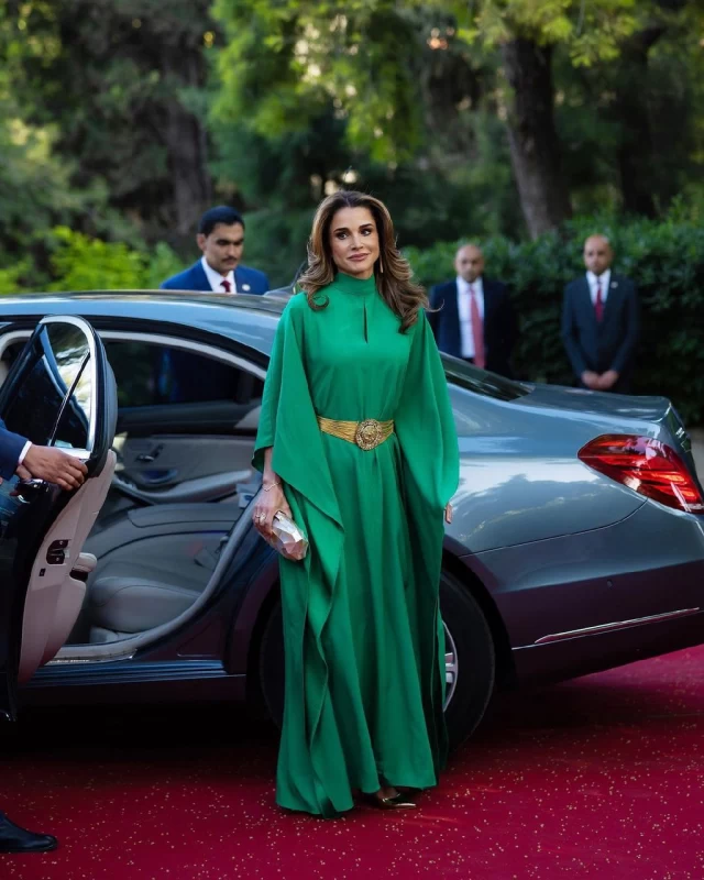 استایل خیره کننده ملکه رانیا در جشن استقلال اردن