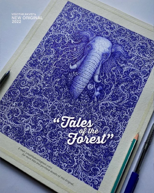 نقاشی با خودکار