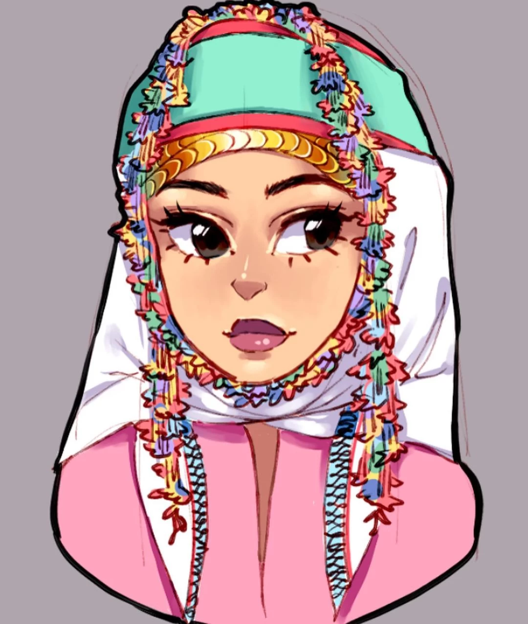انواع روسری های زیبای ترکی