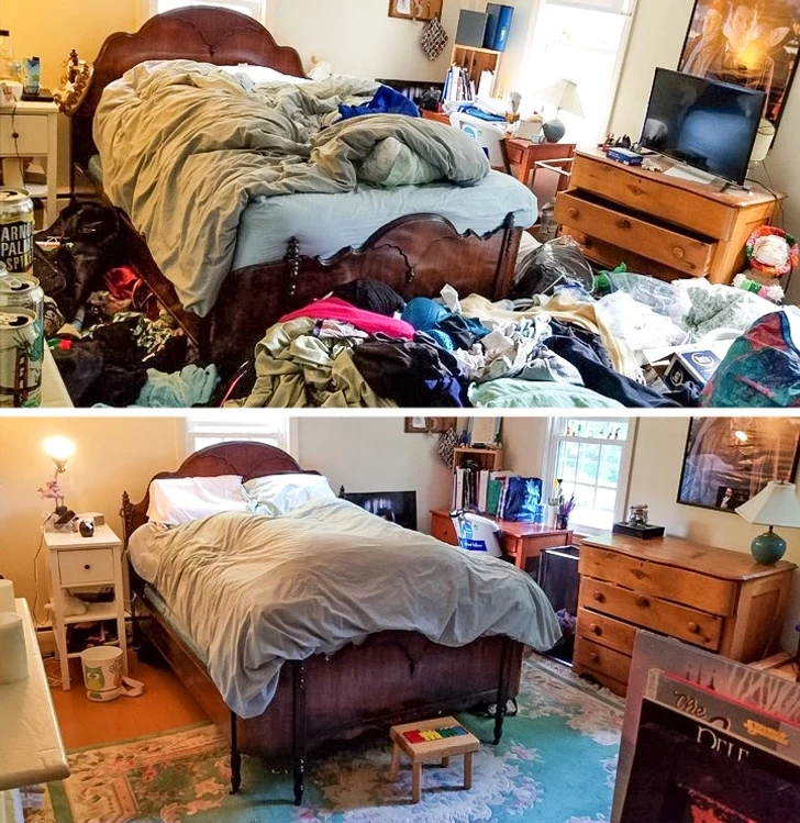 عکس های قبل و بعد از تمیز کردن