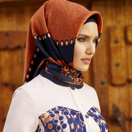 مدل بستن روسری-بستن روسری