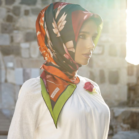 مدل بستن روسری-بستن روسری