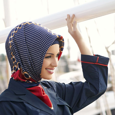 مدل بستن روسری-بستن روسری