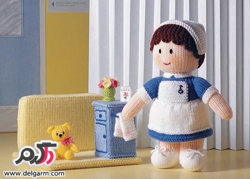 عروسک بافتنی-عروسک دستبافت