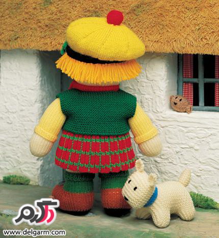 عروسک بافتنی-عروسک دستبافت