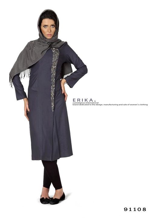 عکس مانتو زنانه - مانتو برند اریکا - عکس مانتو تابستانی