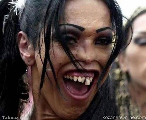 عکس دختر زشت با مقنعه