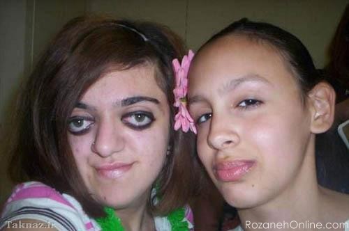 عکس دختر زشت با مقنعه