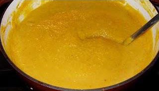 سوپ کاری کدو تنبل و سیب