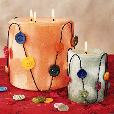 شمع هایی زیبا برای تزئین روز مادر
