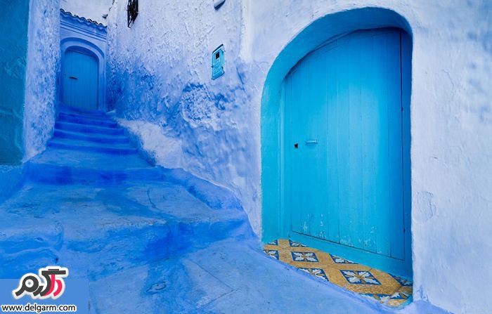 تصاویر خیره کننده شهر آبی در مراکش