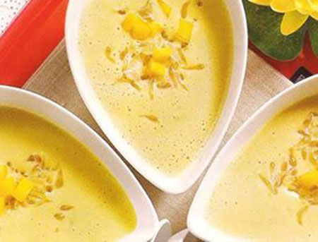 طرزتهیه فرنی پرتقالی طرزتهیه فرنی پرتقالی