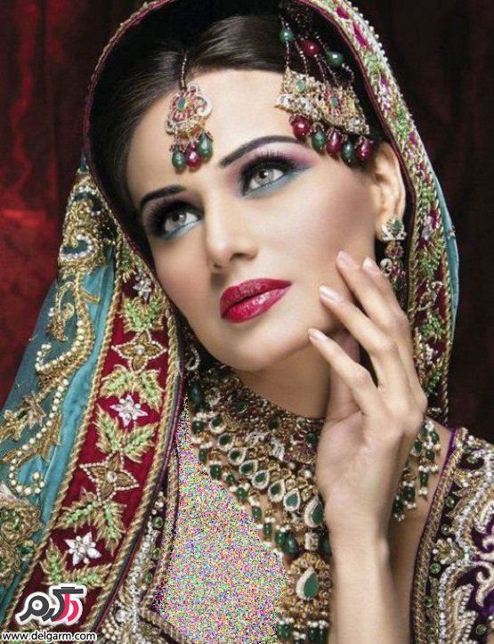 مدل آرایش عروس هندی ۲۰۱۵ 