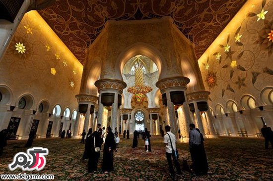  مسجدی لوکس از جنس طلا