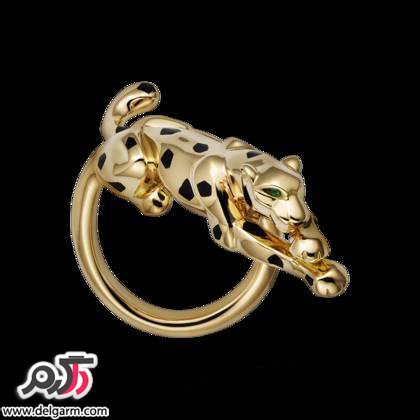 سری دوم طلا و جواهرات با طرح پلنگ 