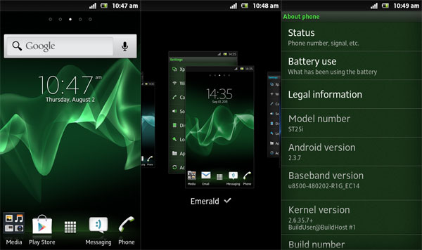 بررسی کامل گوشی Xperia U سونی