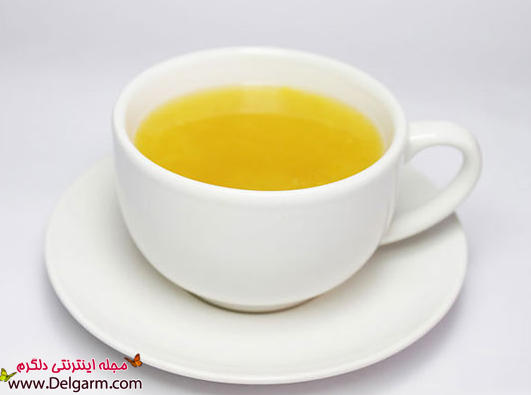 چای زنجبیل و پرتقال حاوی ویتامین C مخصوص سرماخوردگی